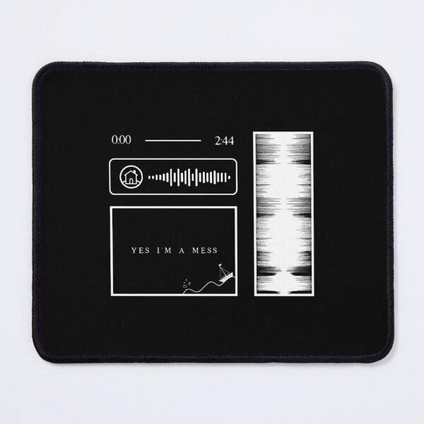 Item preview, Yes I_m a Mess Audio Graphics (WSpotify Code) designed and sold by BloomAndBeeT.