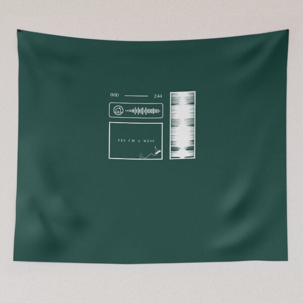 Item preview, Yes I_m a Mess Audio Graphics (WSpotify Code) designed and sold by BloomAndBeeT.