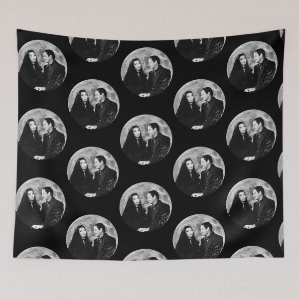 Item preview, Morticia And Gomez Addams Relationship Goals Iconic Image designed and sold by QuriousShopp.