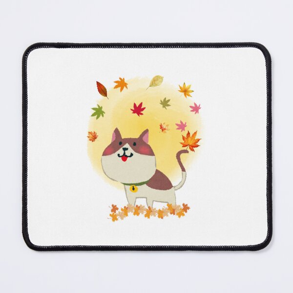 Item preview, Autumn Friends Series – Cute Dog with Fall Leaves designed and sold by Moonssa Design.
