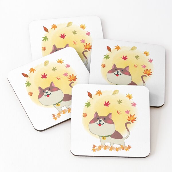 Item preview, Autumn Friends Series – Cute Dog with Fall Leaves designed and sold by Moonssa Design.