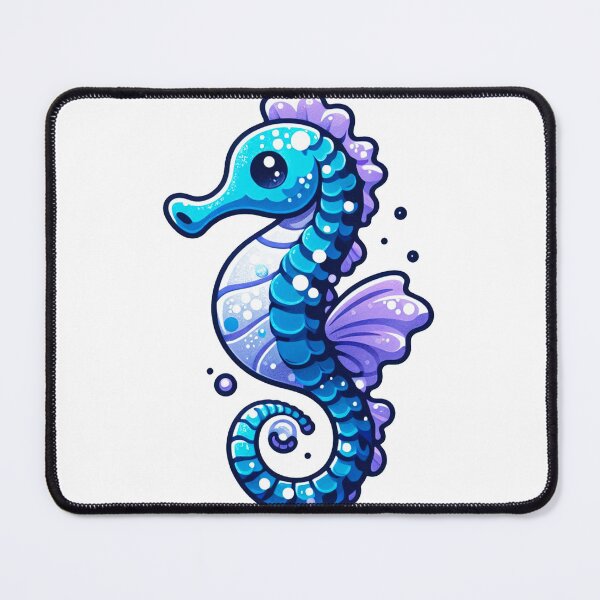 Item preview, Magical Kawaii Seahorse – Ocean Fantasy Vibes designed and sold by RovaStix.