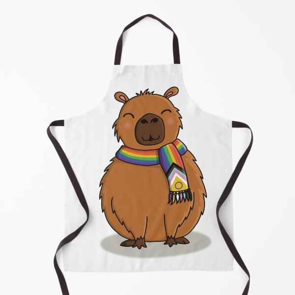 Item preview, Everlasting Capybara (Pride Scarf) designed and sold by TheCornerOnline.