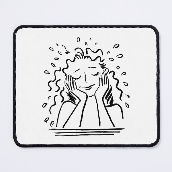 Item preview, Serene Reflection – Minimalist Line Drawing of Peaceful Emotion designed and sold by Emily Waters.