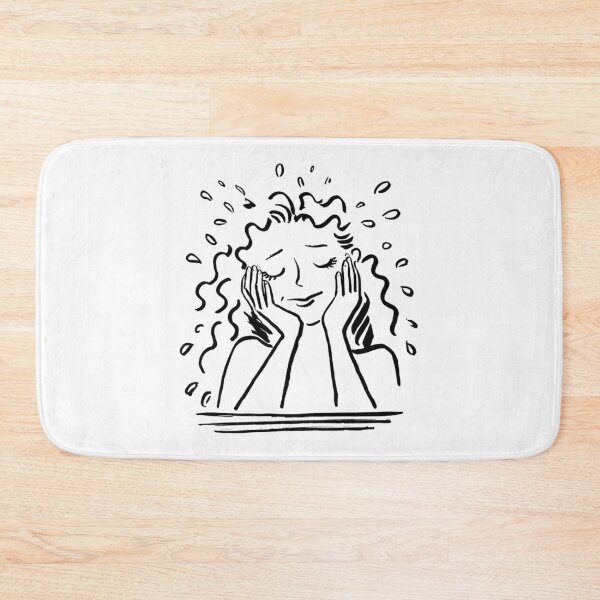 Item preview, Serene Reflection – Minimalist Line Drawing of Peaceful Emotion designed and sold by Emily Waters.