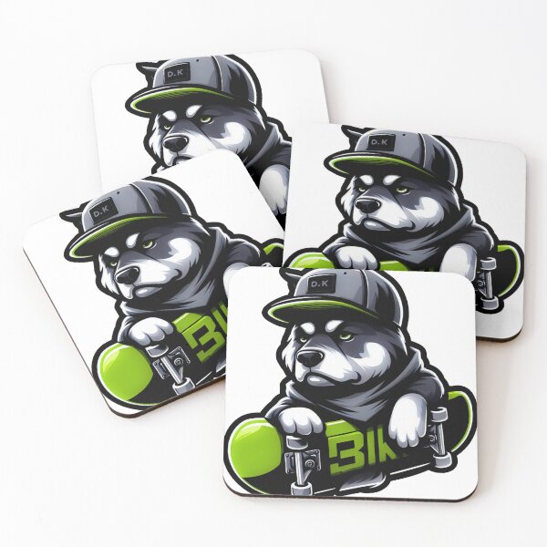 Item preview, Cool Skater Husky Dog – Urban Street Style designed and sold by RovaStix.