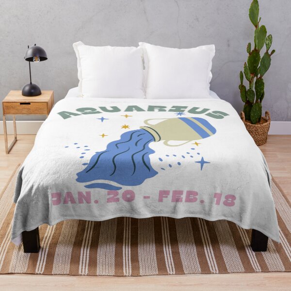Item preview, Aquarius Astrology Zodiac January February Birthday  designed and sold by Post Haste Art.