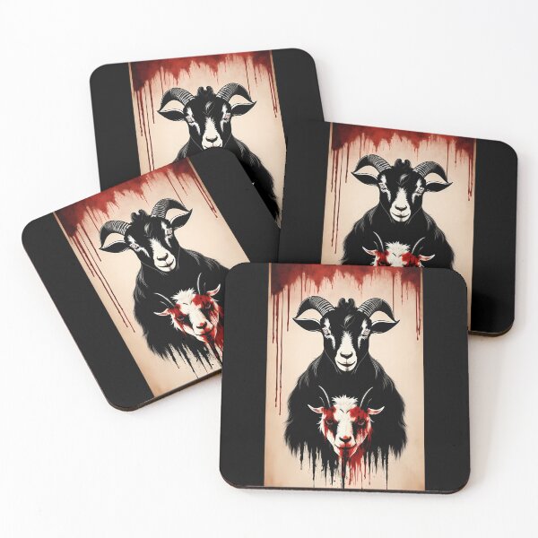 Item preview, Goats - 70'S Horror Movie Poster designed and sold by JamesSCrosby.