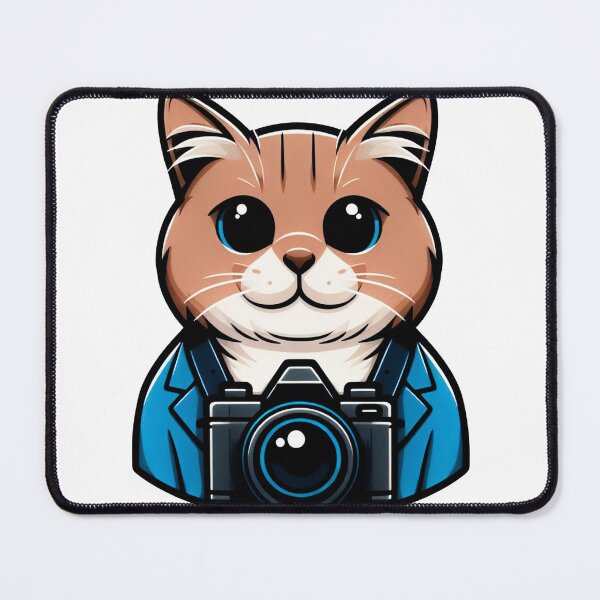 Item preview, Photographer Cat – Cute Camera Lover Kitty designed and sold by RovaStix.