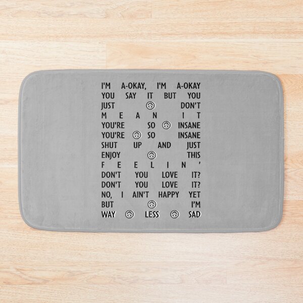 Item preview, AJR - Way Less Sad Inspired Lyric Art designed and sold by YunhiStyleMV.