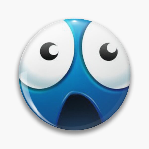 Item preview, Blue Amazed Emoji designed and sold by Chanceuckert.