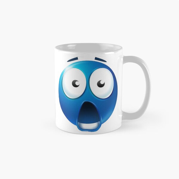 Item preview, Blue Amazed Emoji designed and sold by Chanceuckert.
