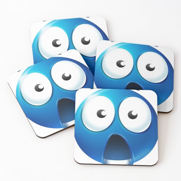 Item preview, Blue Amazed Emoji designed and sold by Chanceuckert.