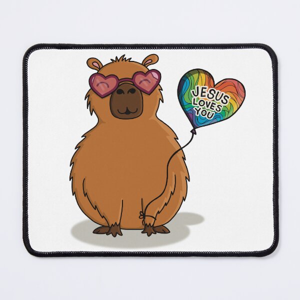 Item preview, Everlasting Capybara (Jesus Loves You) designed and sold by TheCornerOnline.