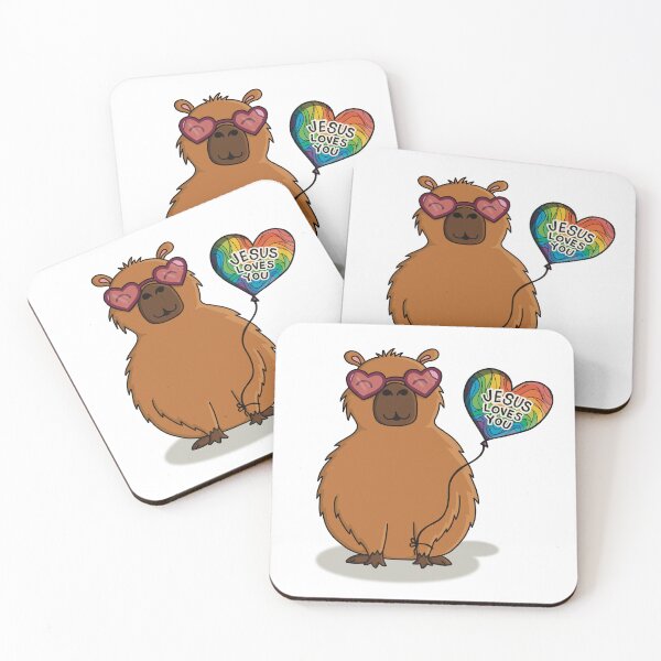 Item preview, Everlasting Capybara (Jesus Loves You) designed and sold by TheCornerOnline.