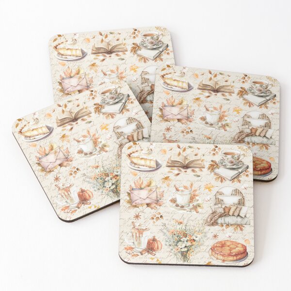 Item preview, Vintage Fall Autumn Essential Cozy Library Aesthetic designed and sold by Nature Hues.