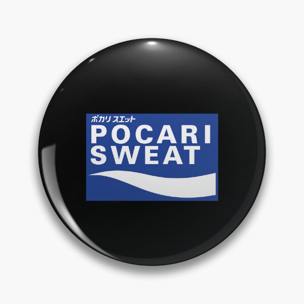 Item preview, Pocari Sweat On Blue Background designed and sold by DeisyFeek.
