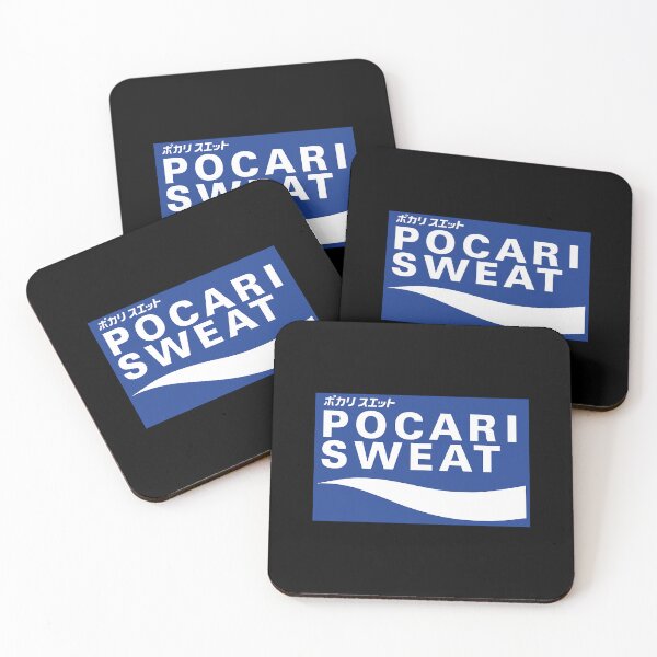 Item preview, Pocari Sweat On Blue Background designed and sold by DeisyFeek.