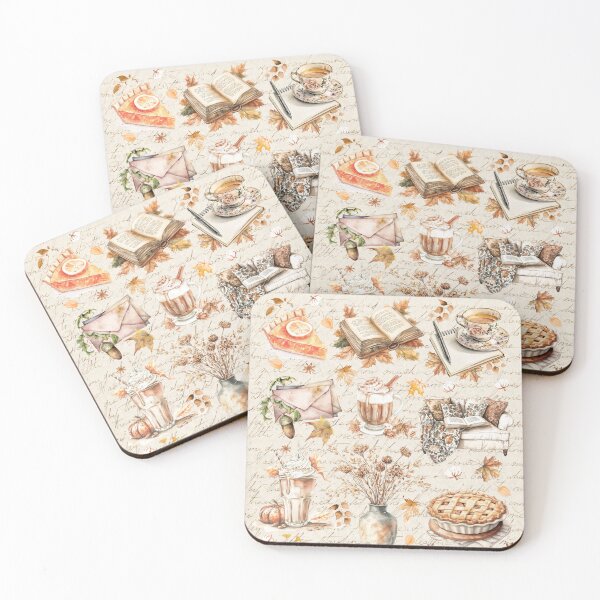 Item preview, Vintage Fall Autumn Essential Book Food Aesthetic designed and sold by Nature Hues.