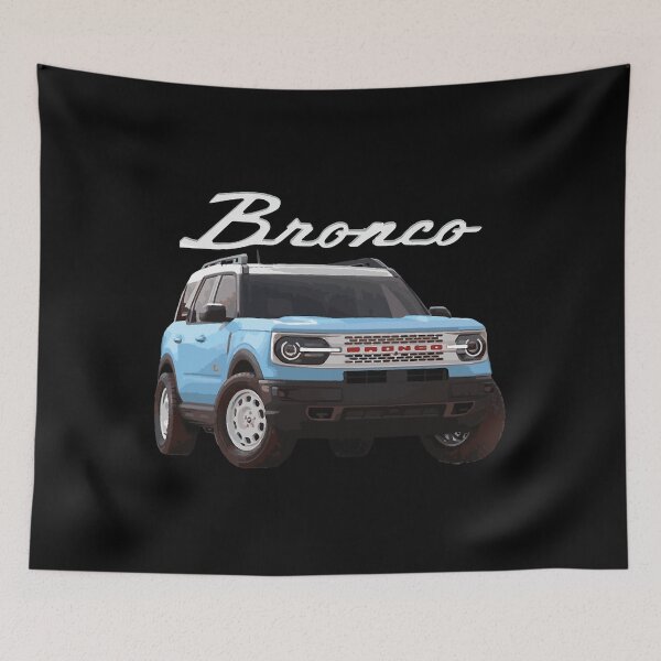 Item preview, Ford Bronco Heritage Edition Robin'S Egg Blue Ford Bronco Murica Suv Sport Truck designed and sold by Thornqui.