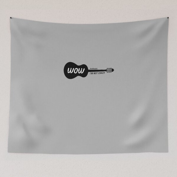 Item preview, Wow I_m Not Crazy (Black logo) designed and sold by YunhiStyleMV.