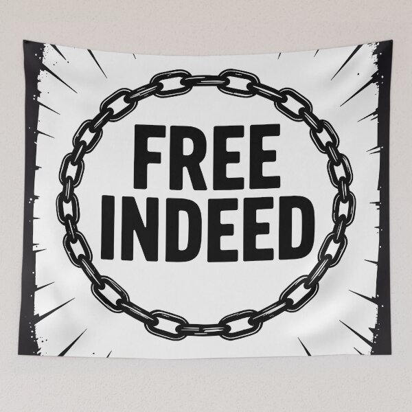 Item preview, FREE INDEED designed and sold by Live2Give.