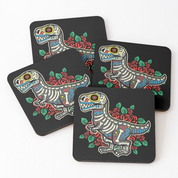 Item preview, Trex Sugar Skull Dia De Muertos Mexican Halloween Dinosaur designed and sold by Aynaurkinsuy.