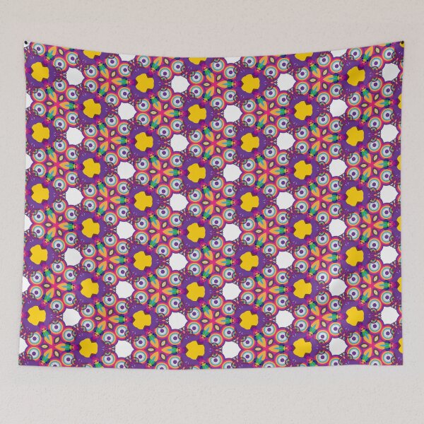 Item preview, blob color kunterbunt seamless colorful repeat pattern designed and sold by Abrahamjrnd.