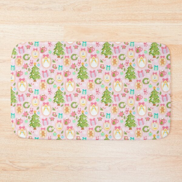 Item preview, Kawaii Christmas Wonderland Seamless Pattern | Cute tree, gingerbread, candy cane designed and sold by Sunnyneststudio.