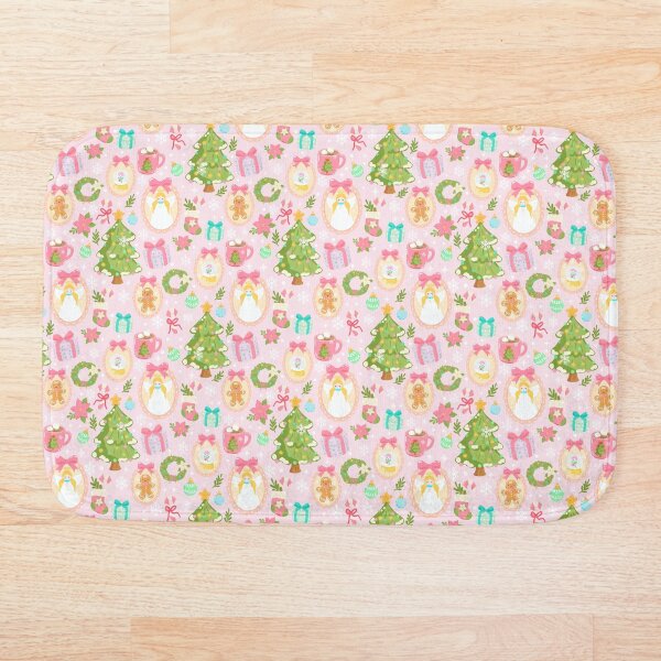 Item preview, Kawaii Christmas Wonderland Seamless Pattern | Cute tree, gingerbread, candy cane designed and sold by Sunnyneststudio.