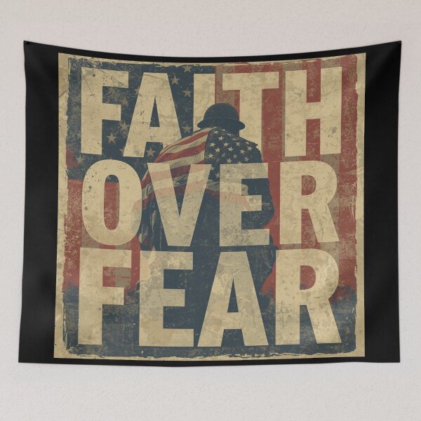 Item preview, Faith Over Fear "Soldier in distress" designed and sold by EpicGear085.