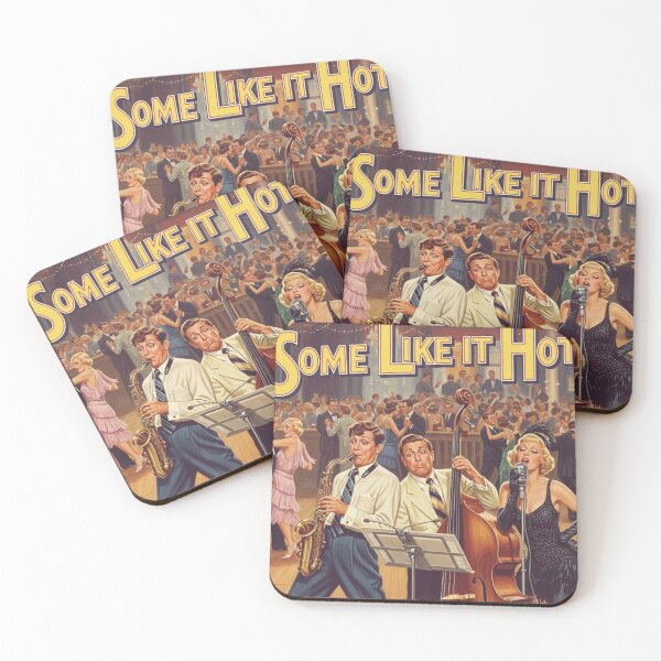 Item preview, Marilyn Monroe - Some Like It Hot - Reimagined Jazz Scene Movie Poster Art designed and sold by Art's Diner.