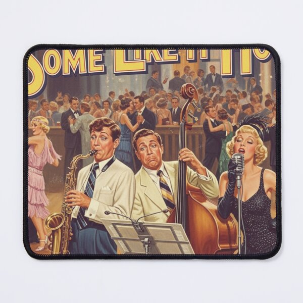 Item preview, Marilyn Monroe - Some Like It Hot - Reimagined Jazz Scene Movie Poster Art designed and sold by Art's Diner.