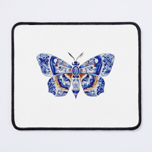 Item preview, Ceramic Butterfly Illustration – Vibrant Decorative Art Design designed and sold by indravekti.