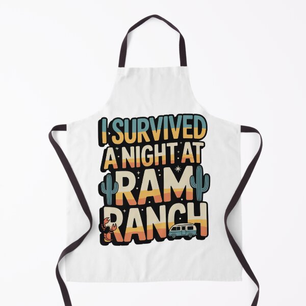 Item preview, I Survived a Night at Ram Ranch, Ram Ranch Really Rocks designed and sold by graphic-genie.