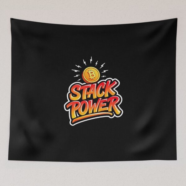 Item preview, Bitcoin Sat Stacker Graffiti Design designed and sold by RadDeck.