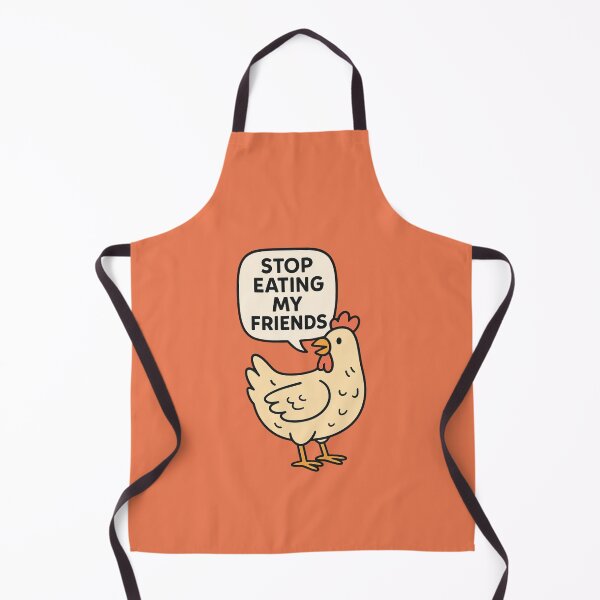 Item preview, Stop Eating My Friends Vegan Chicken Animal Rights Go Vegan Veganism designed and sold by Annika Shurafa.