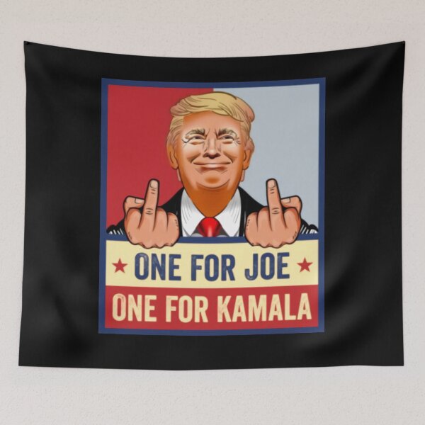 Item preview, Middle Finger Fuck Biden Fuck Kamala Harris - Funny Pro Trump Presiden designed and sold by JoseSmith3.