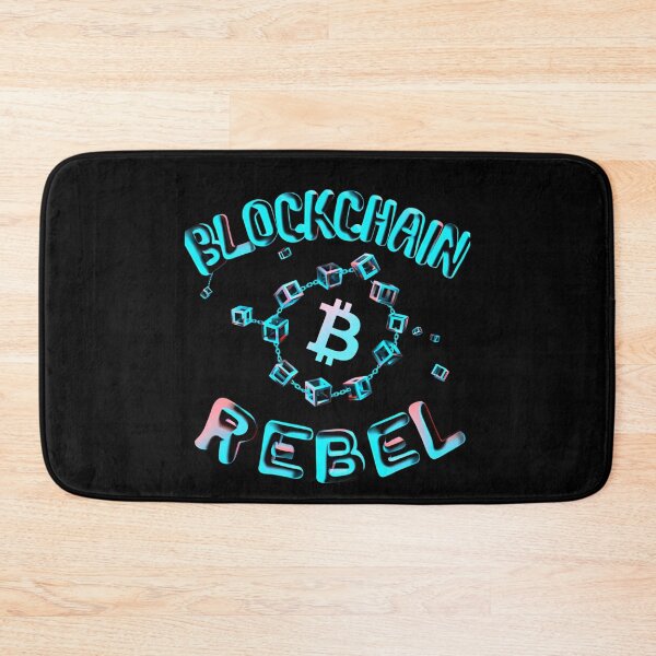 Item preview, Blockchain Rebel Bitcoin Graffiti Design designed and sold by RadDeck.