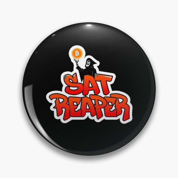 Item preview, Sat Reaper Bitcoin Graffiti Design designed and sold by RadDeck.