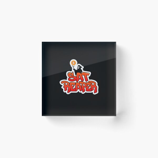 Item preview, Sat Reaper Bitcoin Graffiti Design designed and sold by RadDeck.