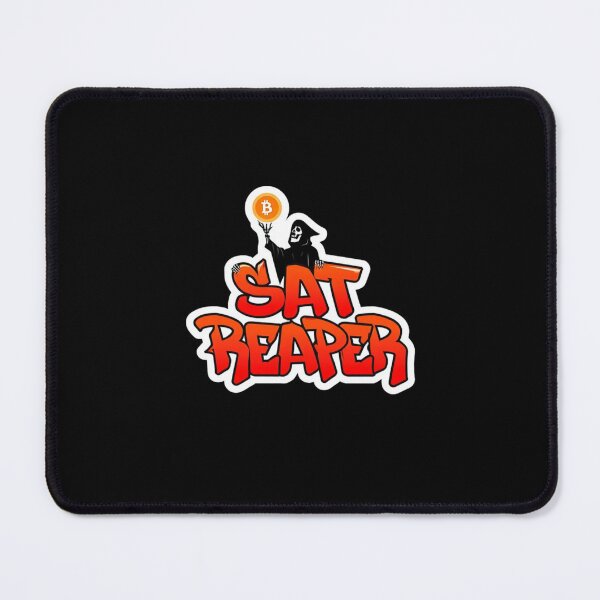 Item preview, Sat Reaper Bitcoin Graffiti Design designed and sold by RadDeck.