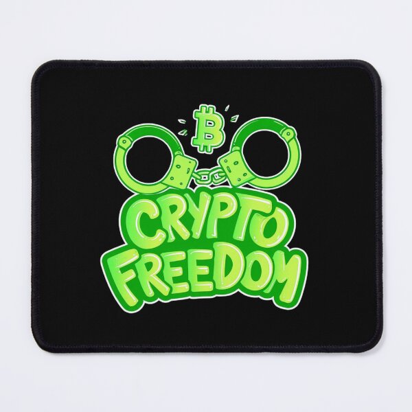 Item preview, Crypto Freedom Bitcoin Graffiti Design designed and sold by RadDeck.