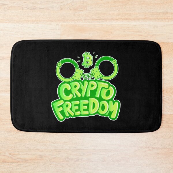 Item preview, Crypto Freedom Bitcoin Graffiti Design designed and sold by RadDeck.