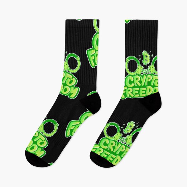 Item preview, Crypto Freedom Bitcoin Graffiti Design designed and sold by RadDeck.