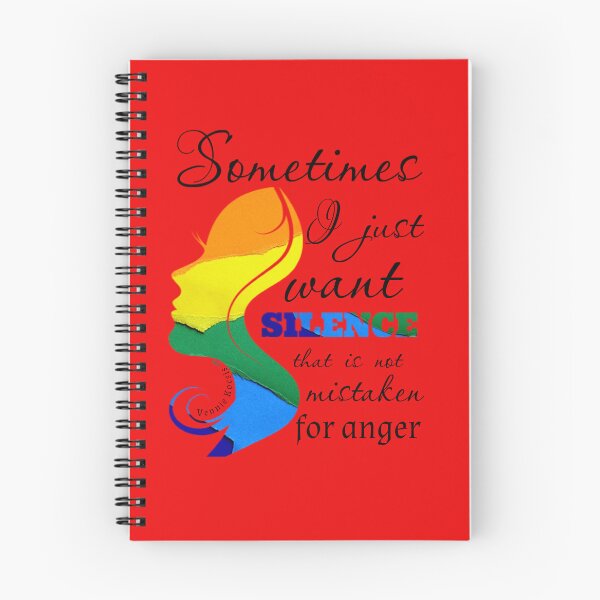 Item preview, Sometimes Silence Colorful Woman designed and sold by Vennie Kocsis.
