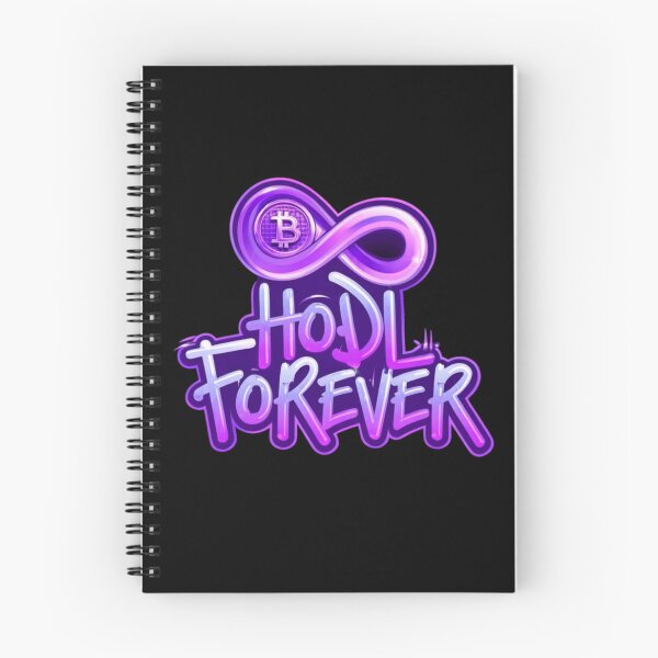 Artikelvorschau, Hodl Forever Bitcoin Graffiti Design entworfen und verkauft von RadDeck.