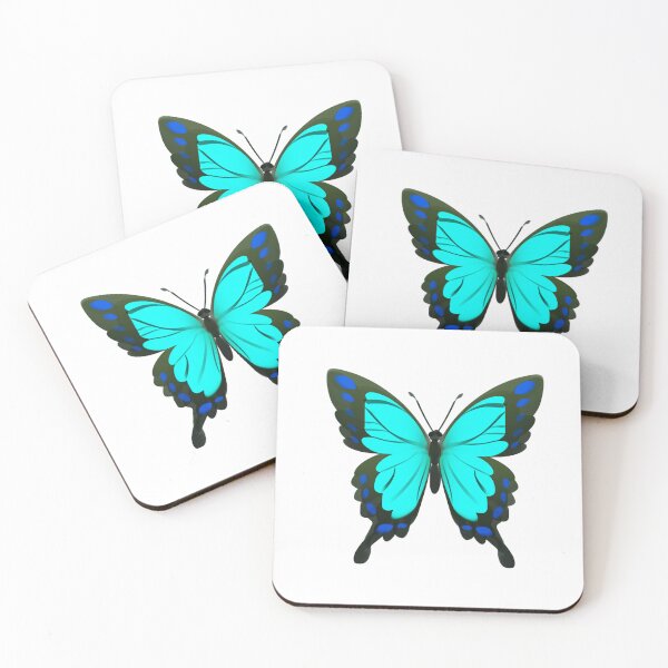 Item preview, Blue Butterfly Decoration Illustration designed and sold by lavanya11.
