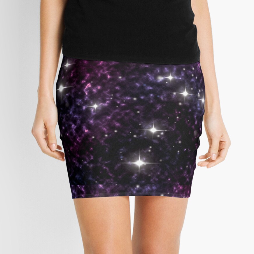 Discover Gemini Constellation Galaxy Mini Skirt