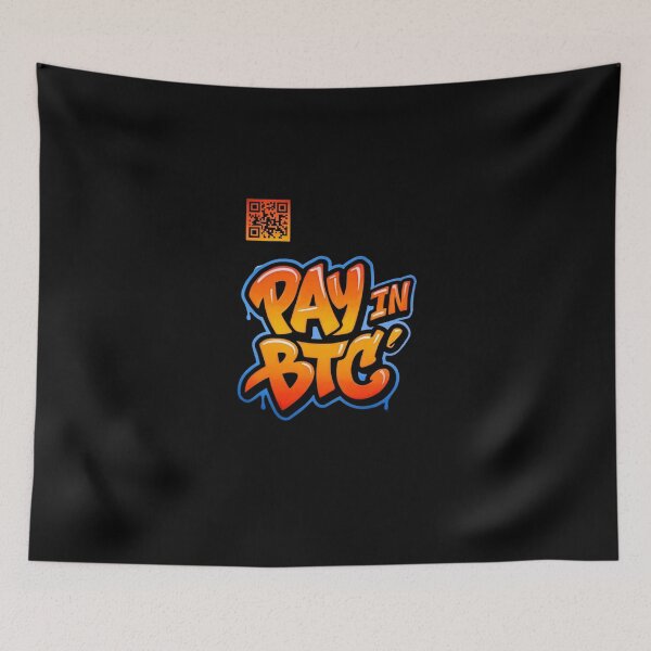 Item preview, Pay in Bitcoin Graffiti Design designed and sold by RadDeck.